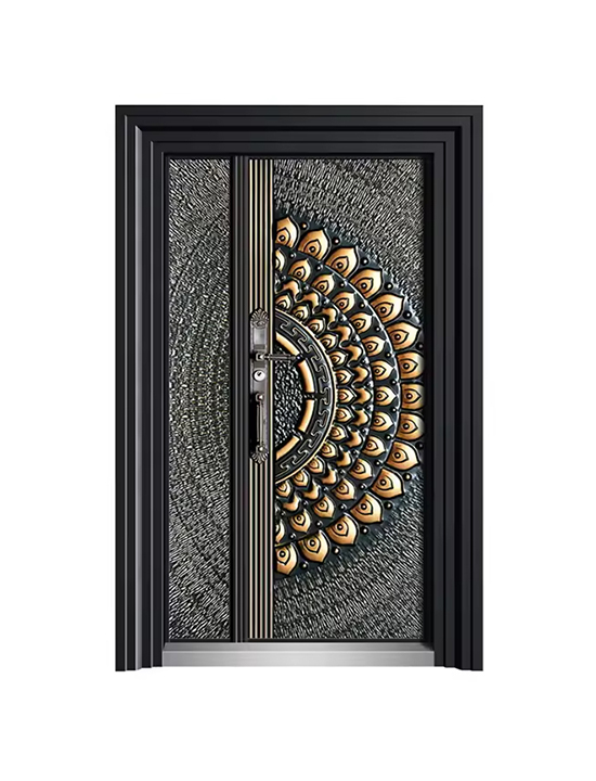 Luxury Front Entry Doors Aluminum Steel Door Bulletproof for Villa House